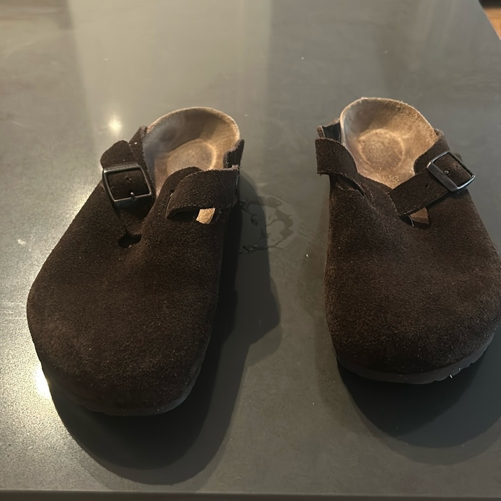 Brown classic Birkenstocks